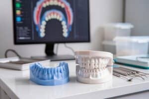 AdobeStock 1831488979 - Viera Dental Arts | Dentist in Melbourne FL Impressions or 3D models of teeth that are used for treatment planning. High quality photo